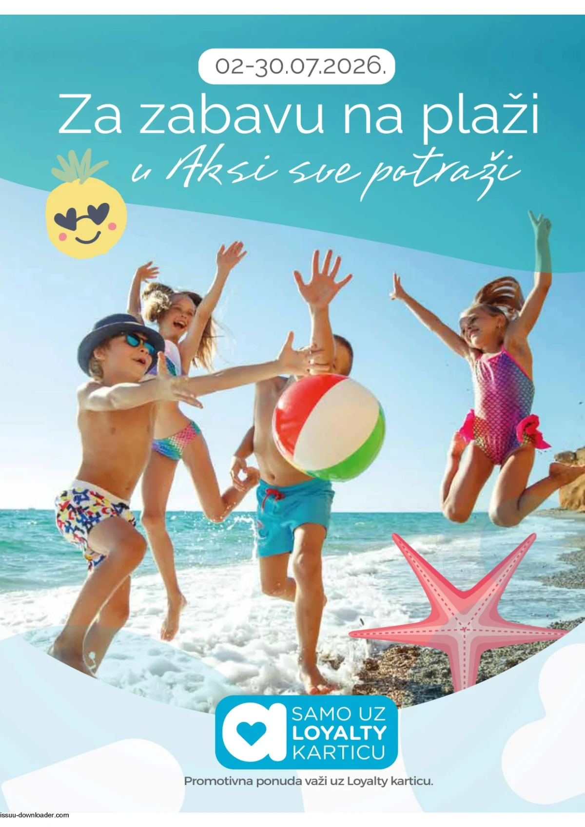 Aksa katalog akcija strana 1 – važi od 2.7. do 30.7.2026.