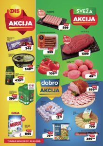 DIS katalog akcija strana 1 – važi od 31.7. do 6.8.2026.