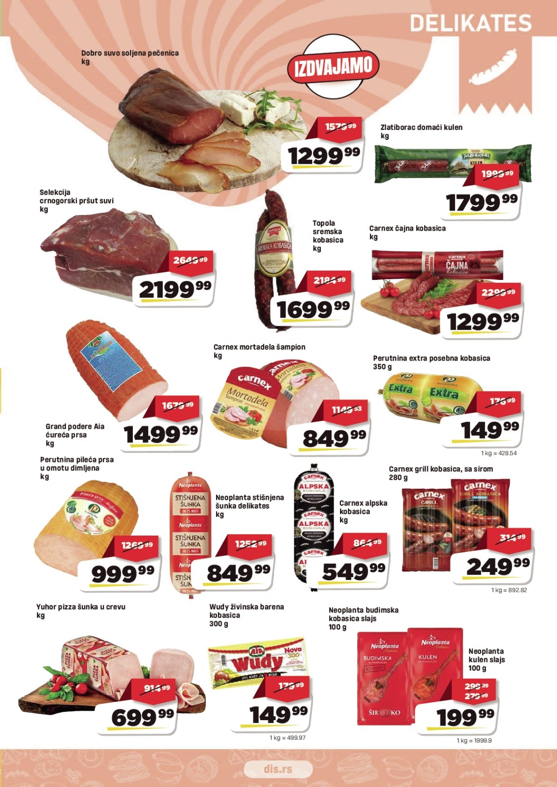 DIS katalog akcija strana 3 – važi od 16.7. do 29.7.2026.