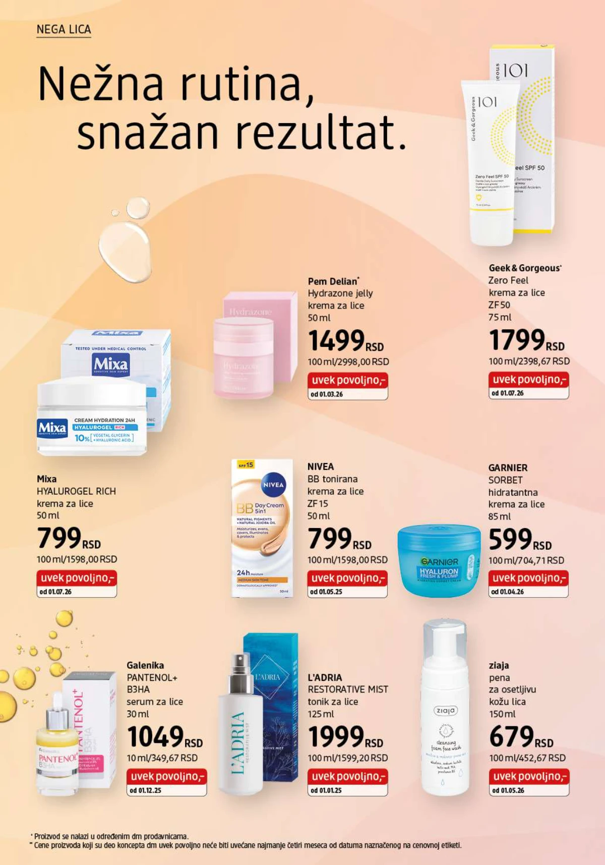 DM katalog akcija strana 16 – važi od 1.7. do 31.7.2026.