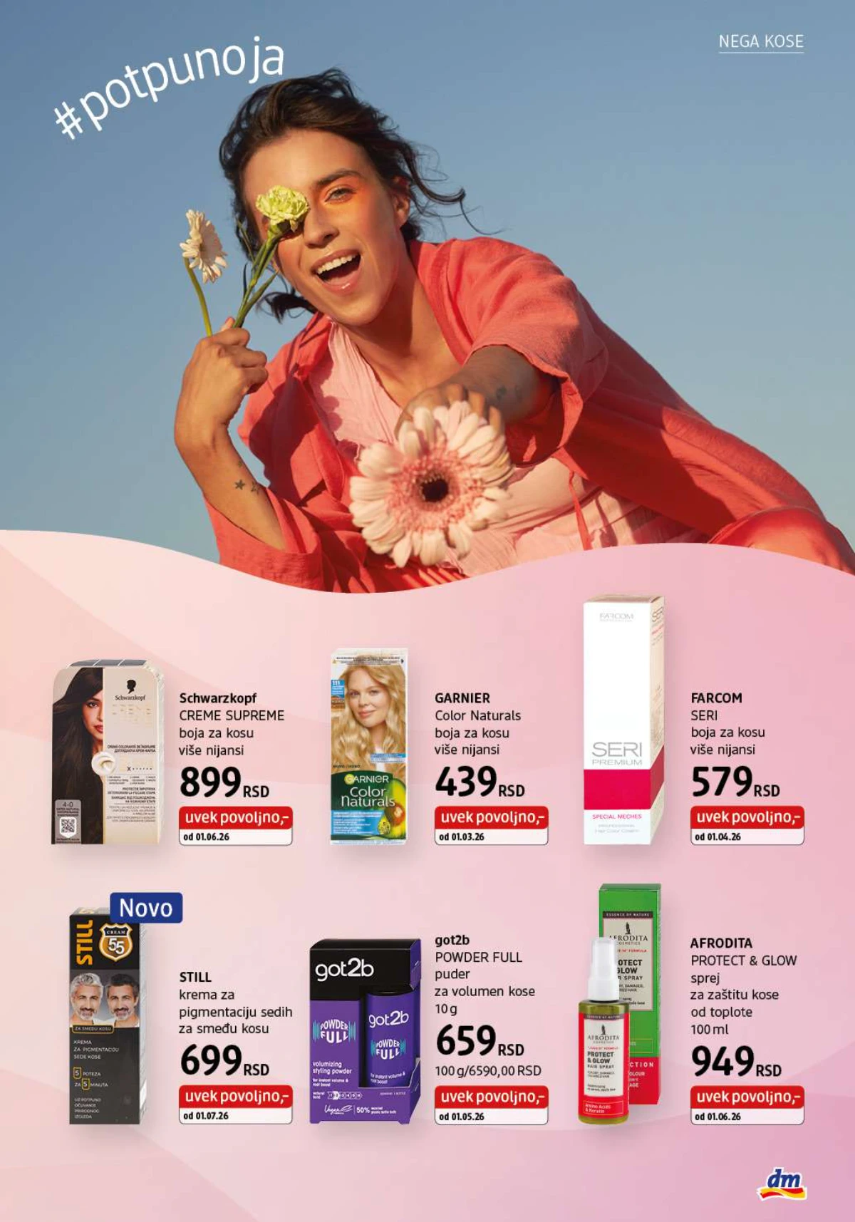 DM katalog akcija strana 19 – važi od 1.7. do 31.7.2026.