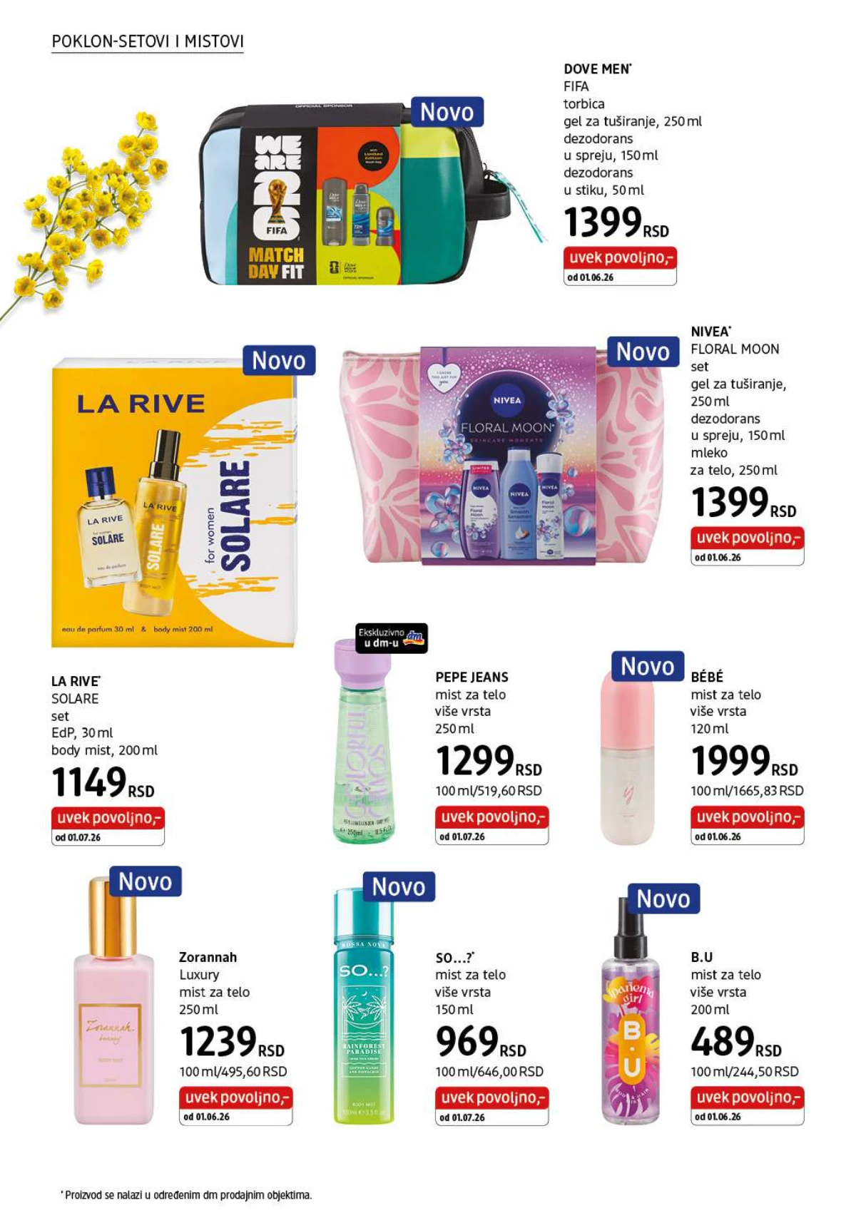 DM katalog akcija strana 26 – važi od 1.7. do 31.7.2026.