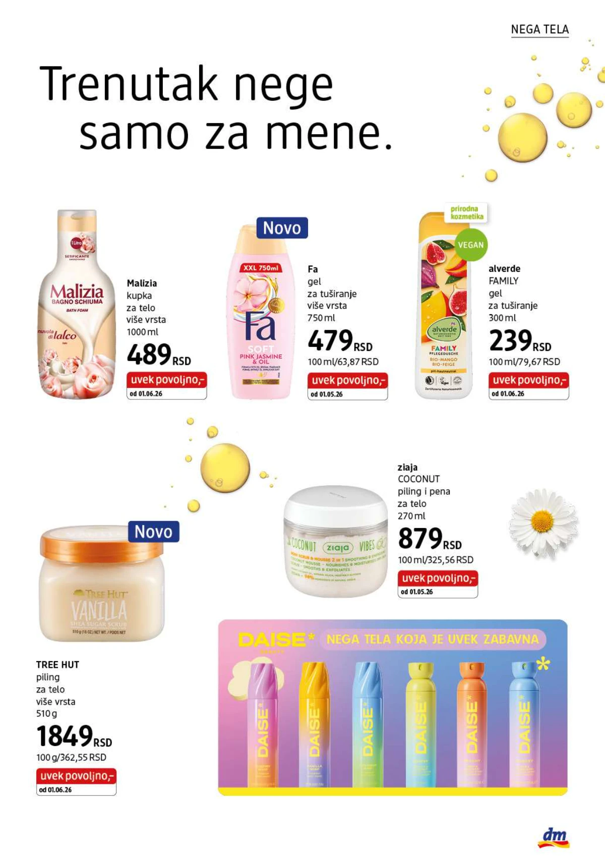 DM katalog akcija strana 27 – važi od 1.7. do 31.7.2026.