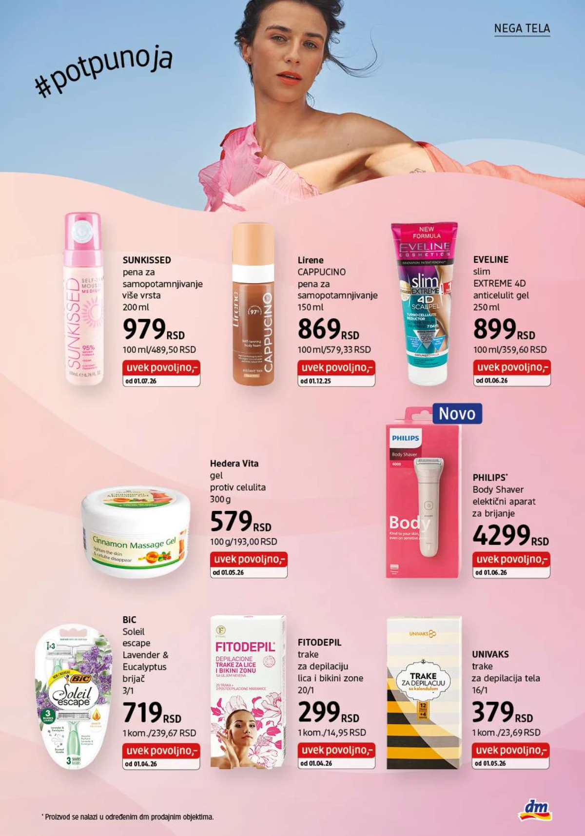 DM katalog akcija strana 29 – važi od 1.7. do 31.7.2026.