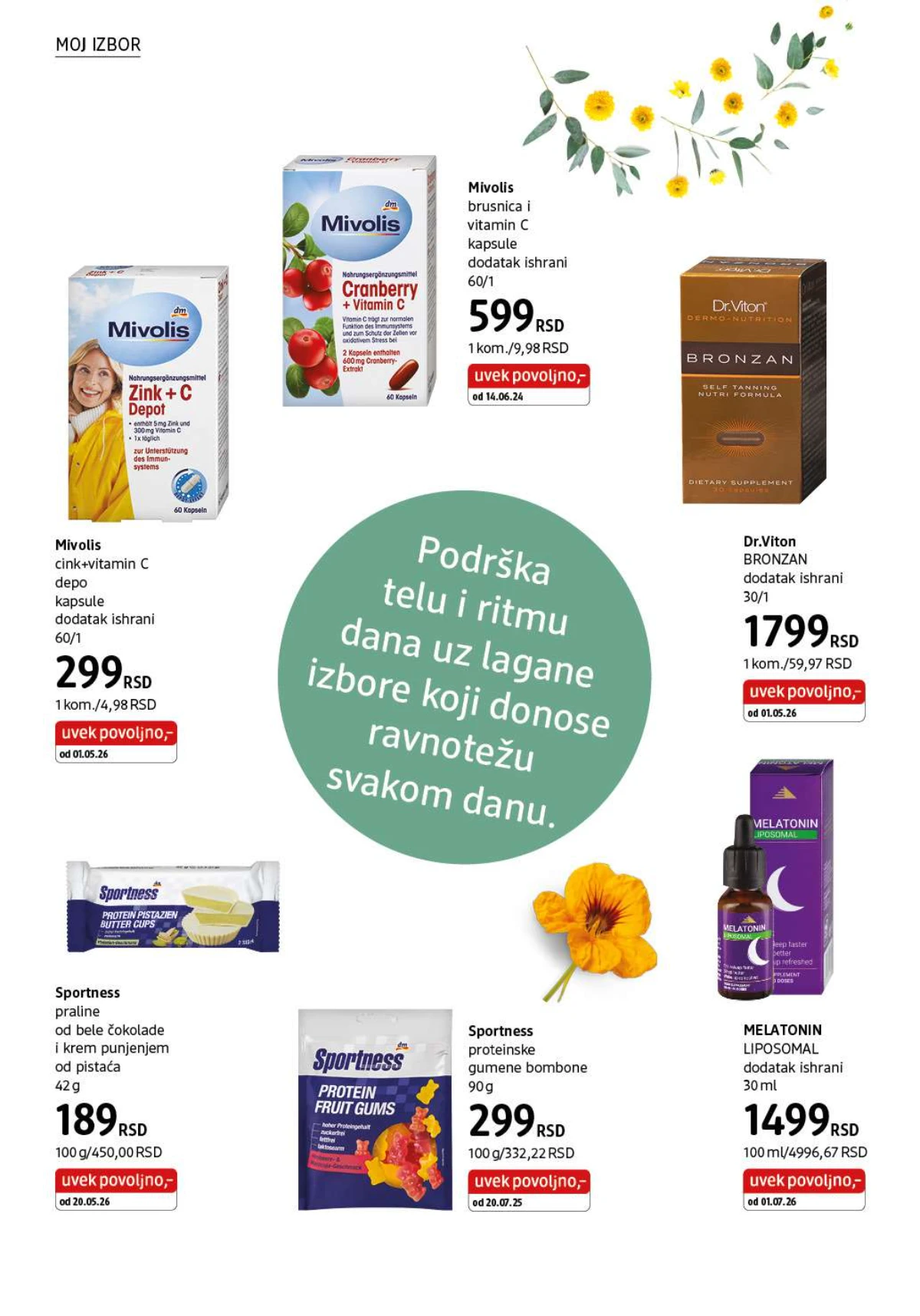 DM katalog akcija strana 34 – važi od 1.7. do 31.7.2026.