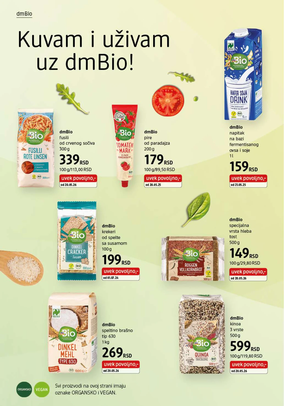 DM katalog akcija strana 36 – važi od 1.7. do 31.7.2026.