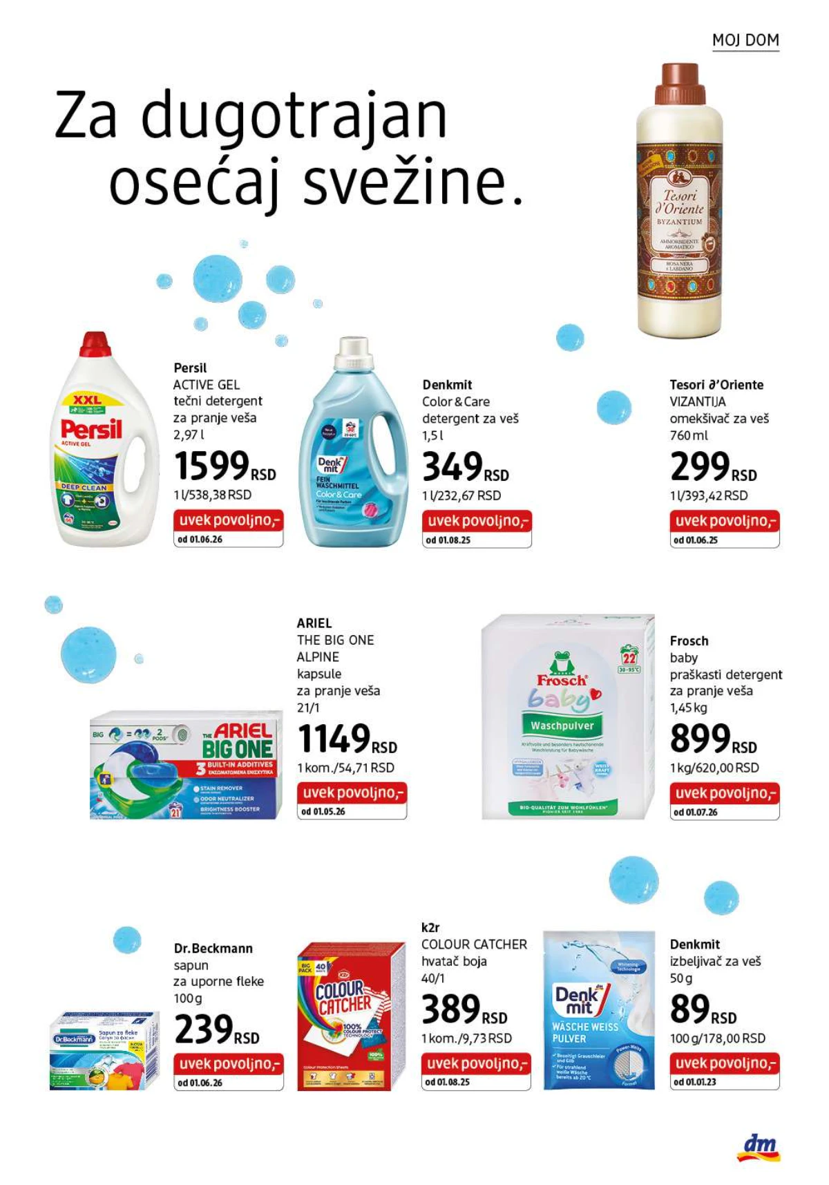 DM katalog akcija strana 37 – važi od 1.7. do 31.7.2026.