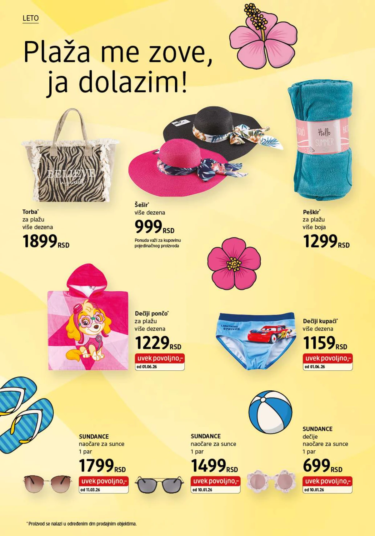 DM katalog akcija strana 6 – važi od 1.7. do 31.7.2026.
