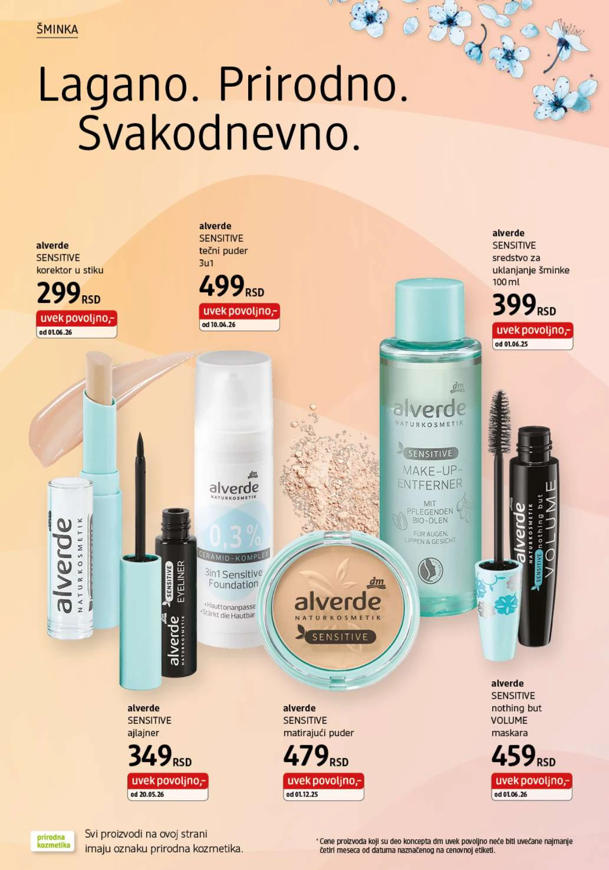 DM katalog akcija strana 8 – važi od 1.7. do 31.7.2026.