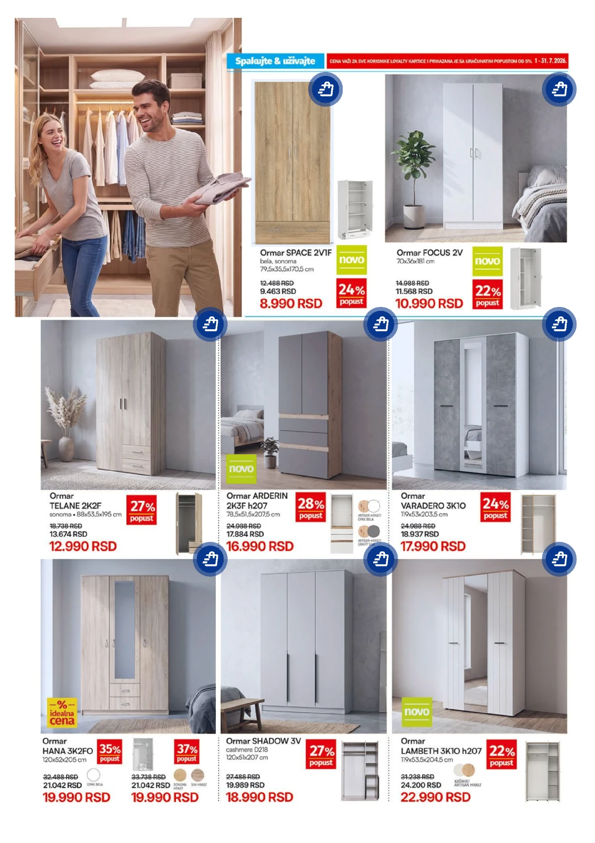 Forma Ideale katalog akcija strana 3 – važi od 1.7. do 31.7.2026.