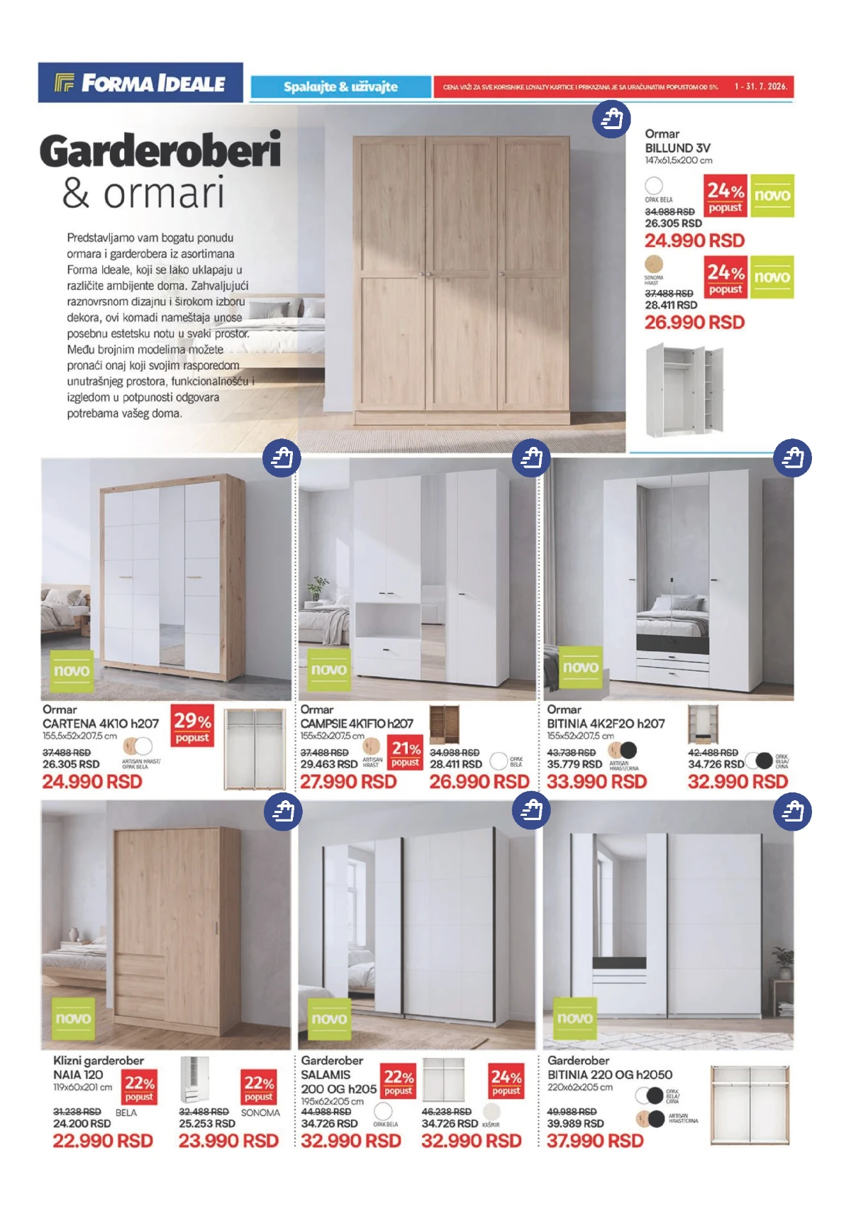 Forma Ideale katalog akcija strana 4 – važi od 1.7. do 31.7.2026.