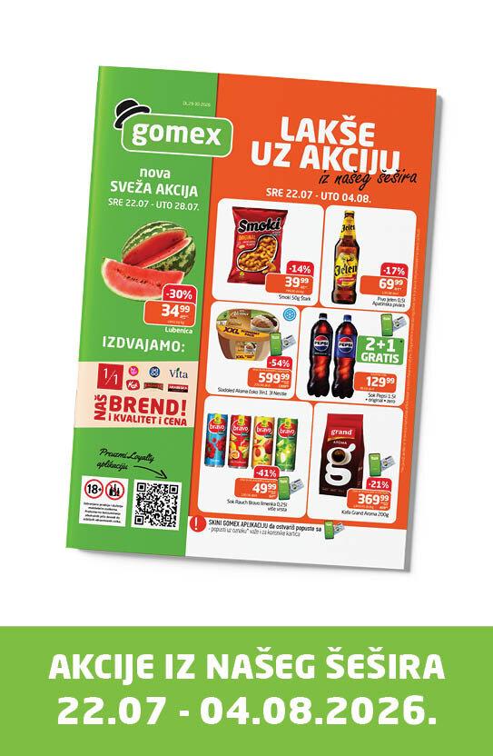 Gomex katalog akcija strana 1