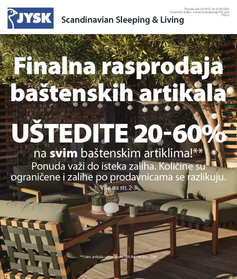 JYSK katalog akcija strana 1