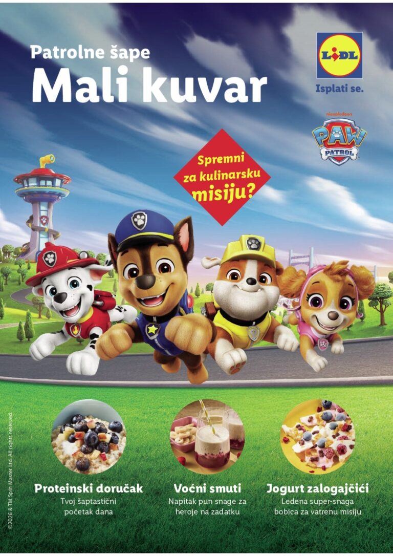 Lidl katalog akcija strana 1 – važi od 27.7. do 27.8.2026.