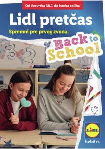 Lidl katalog akcija strana 1 – važi od 30.7. do 30.8.2026.