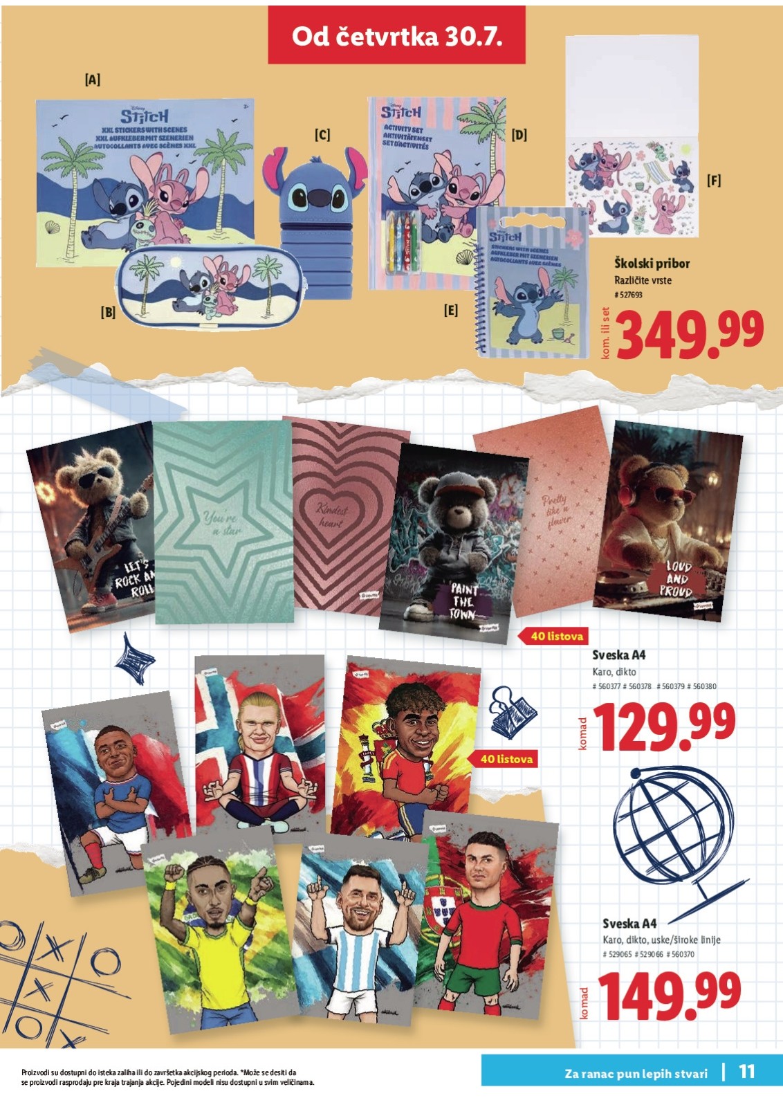 Lidl katalog akcija strana 11 – važi od 30.7. do 30.8.2026.