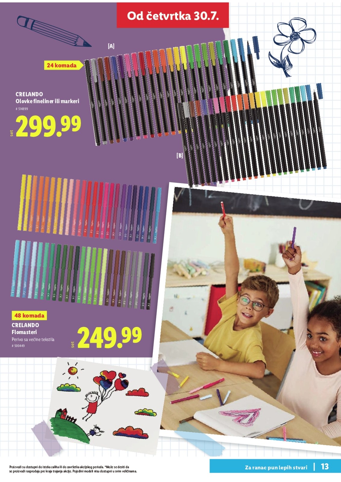 Lidl katalog akcija strana 13 – važi od 30.7. do 30.8.2026.