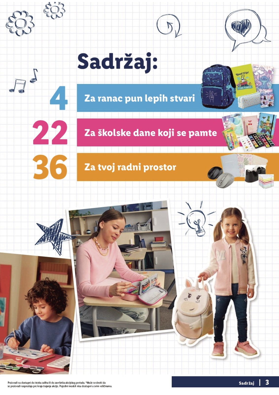 Lidl katalog akcija strana 3 – važi od 30.7. do 30.8.2026.