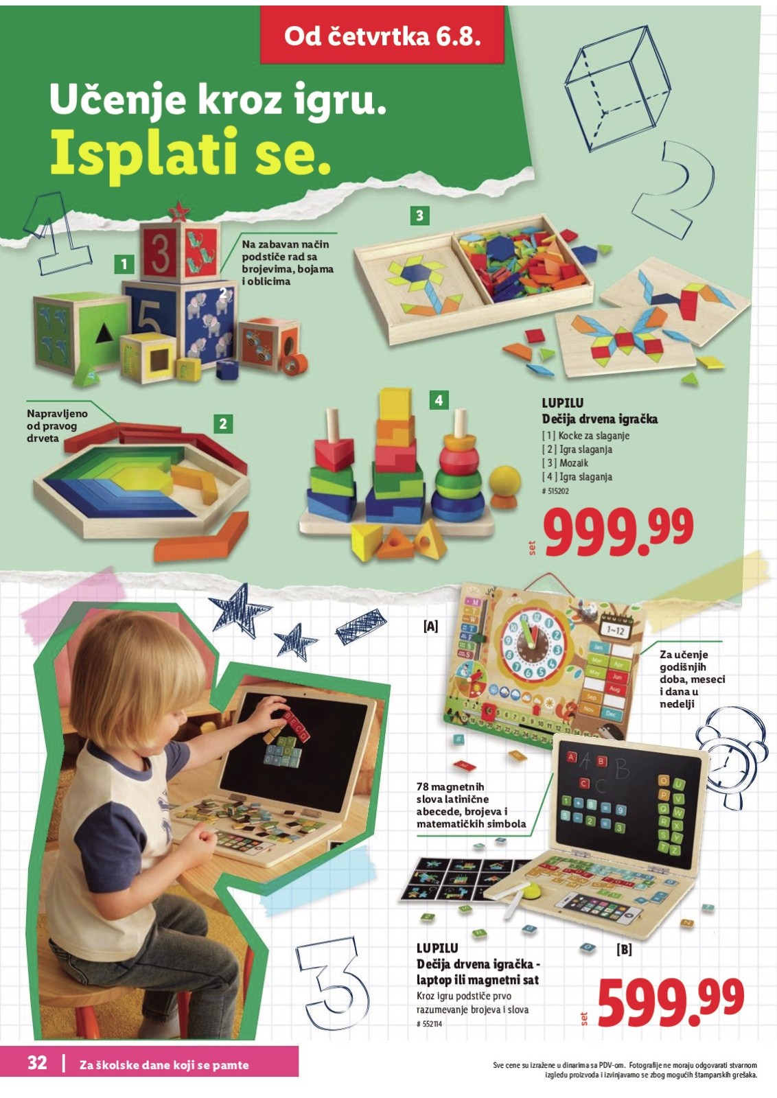 Lidl katalog akcija strana 32 – važi od 30.7. do 30.8.2026.