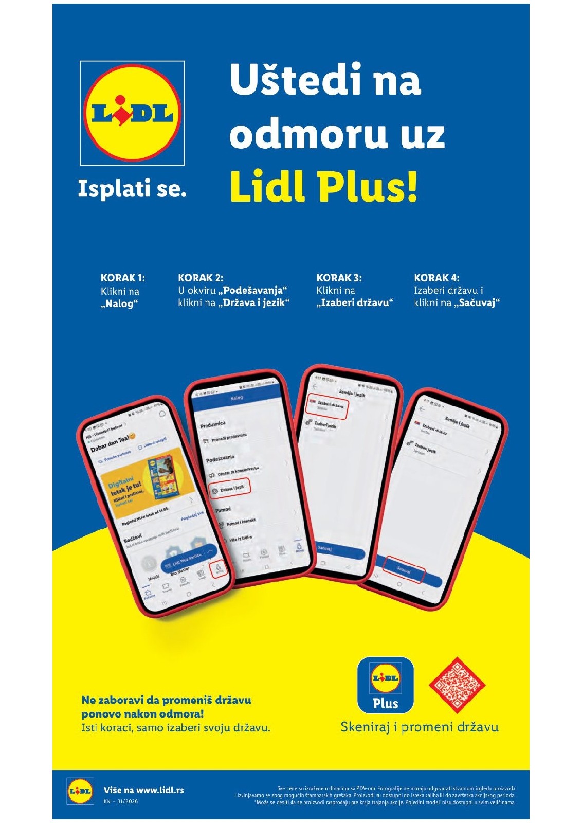 Lidl katalog akcija strana 67 – važi od 30.7. do 5.8.2026.