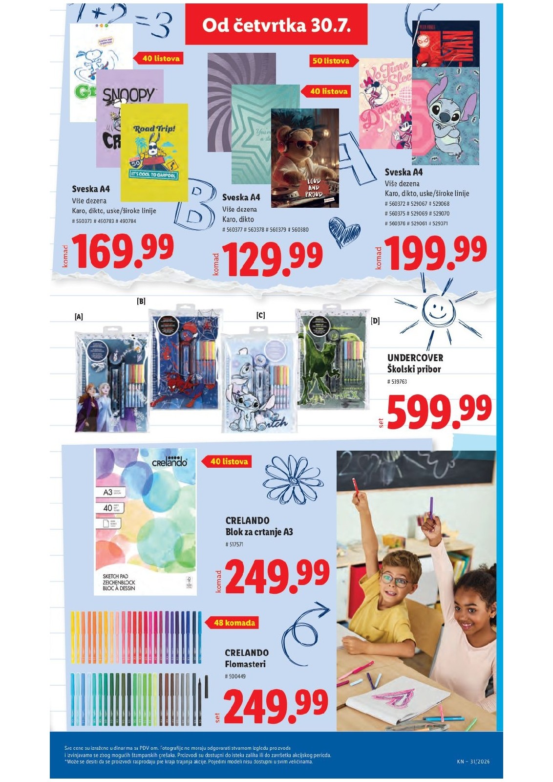 Lidl katalog akcija strana 78 – važi od 30.7. do 5.8.2026.