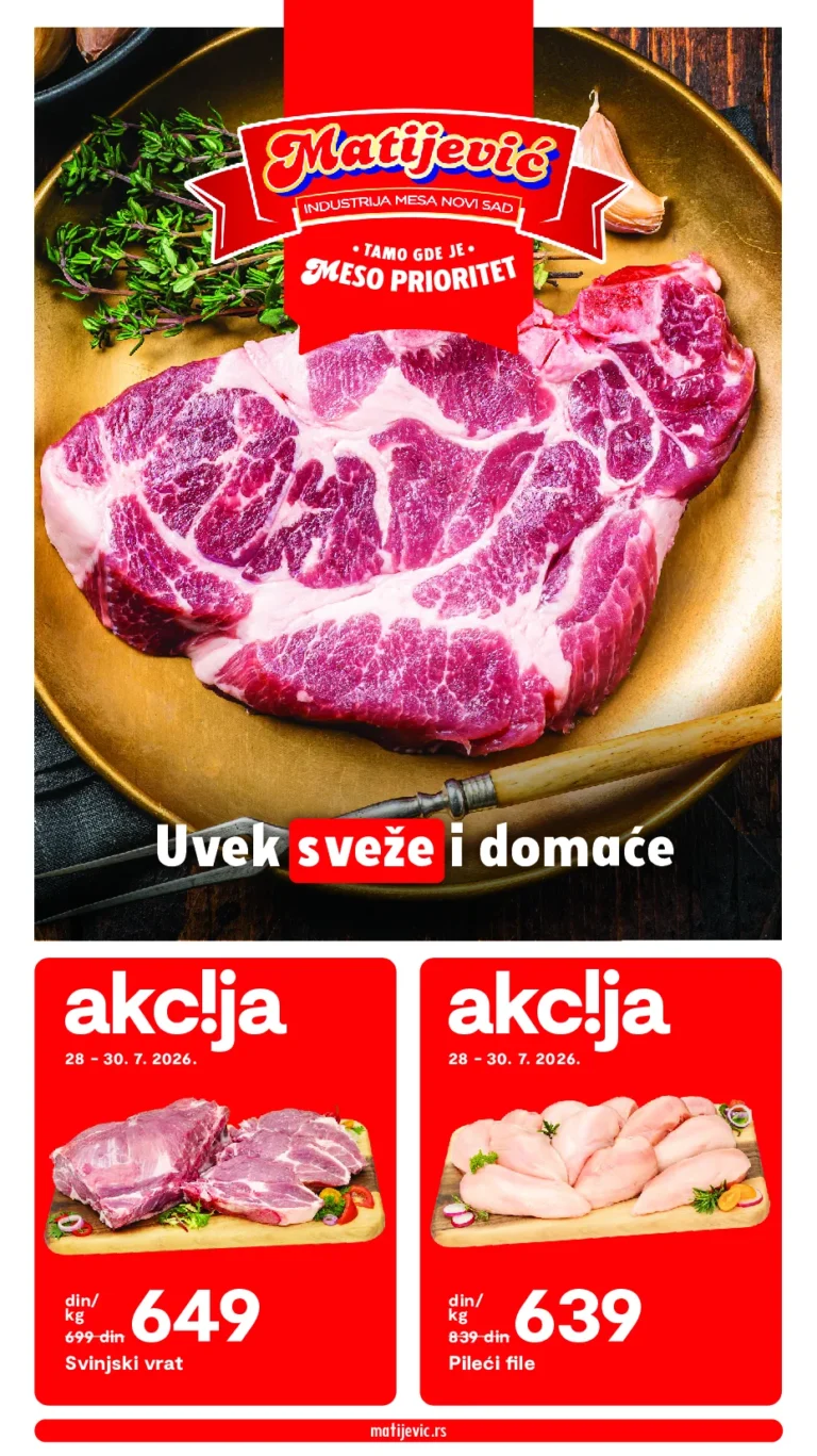 Matijević katalog akcija strana 1