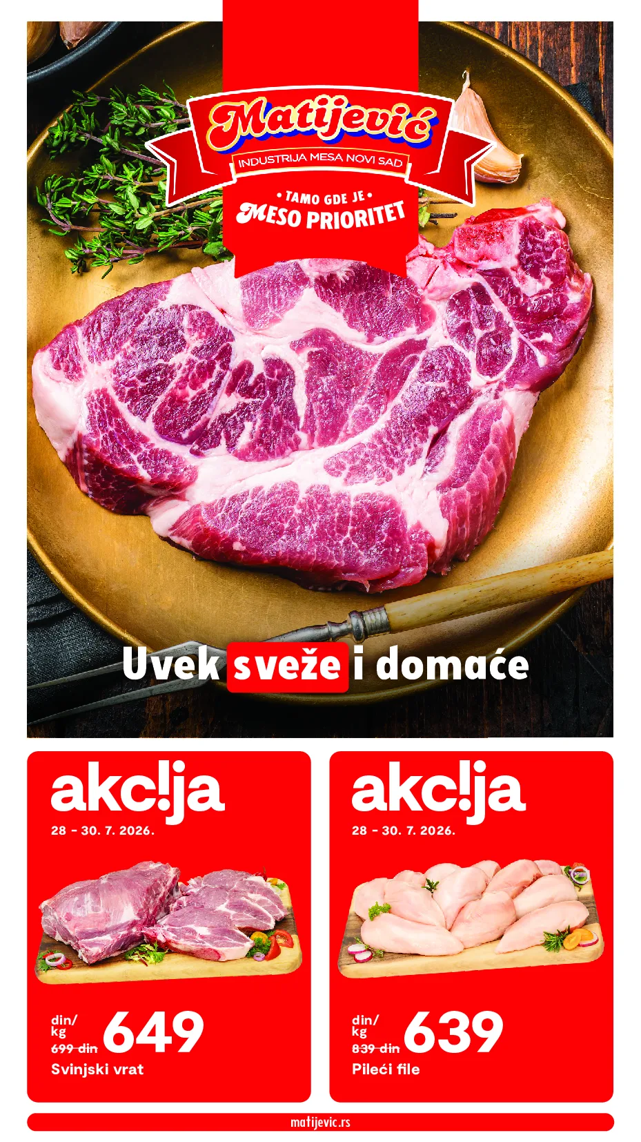 Matijević katalog akcija strana 1