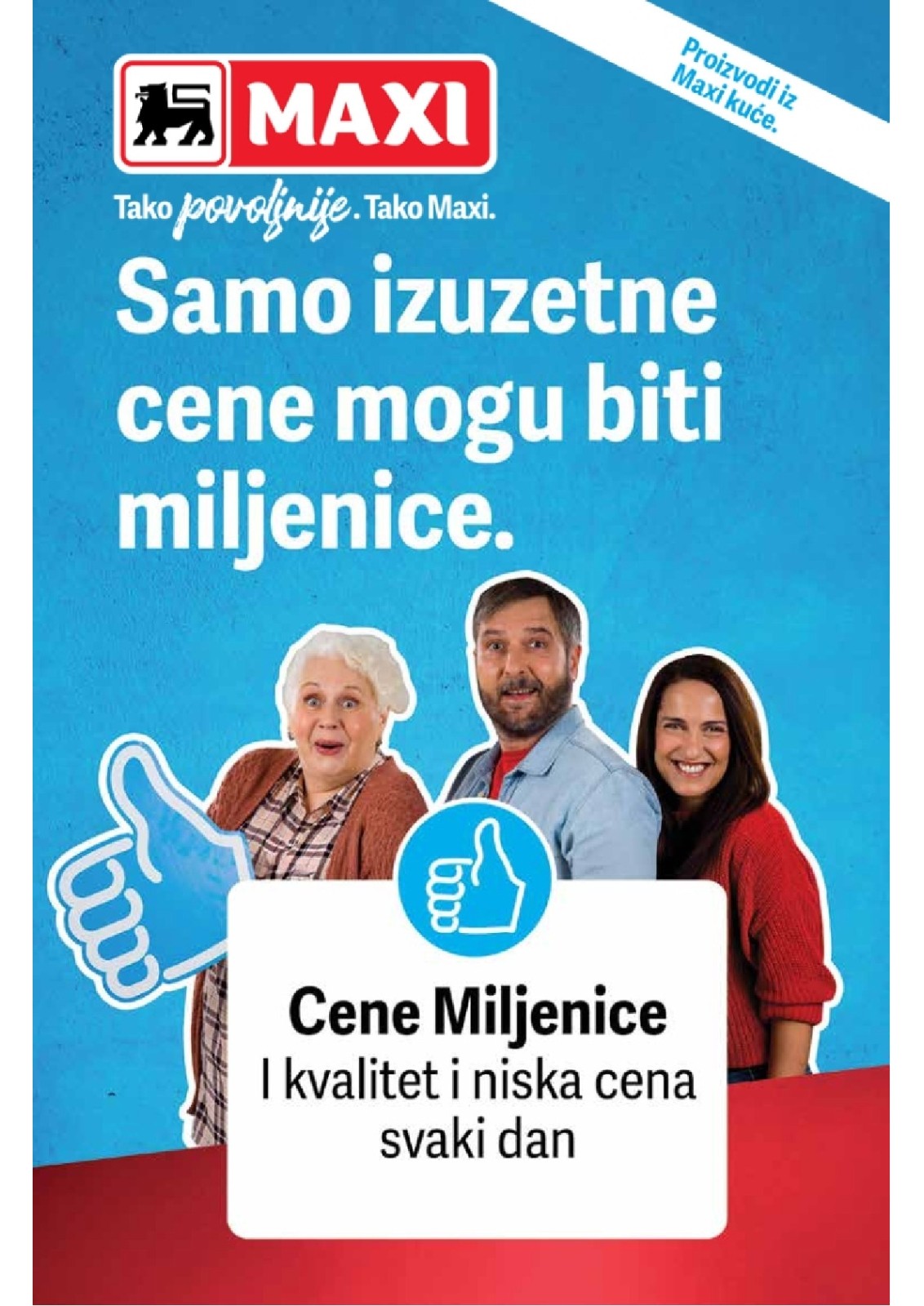 Maxi katalog akcija strana 1 – važi od 20.5. do 31.7.2026.