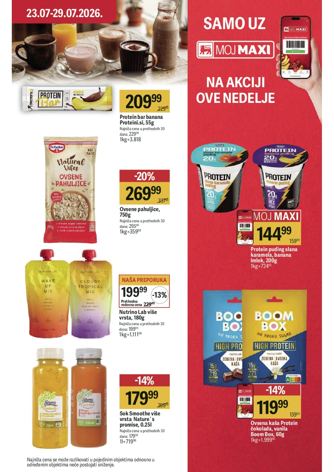 Maxi katalog akcija strana 21 – važi od 23.7. do 29.7.2026.