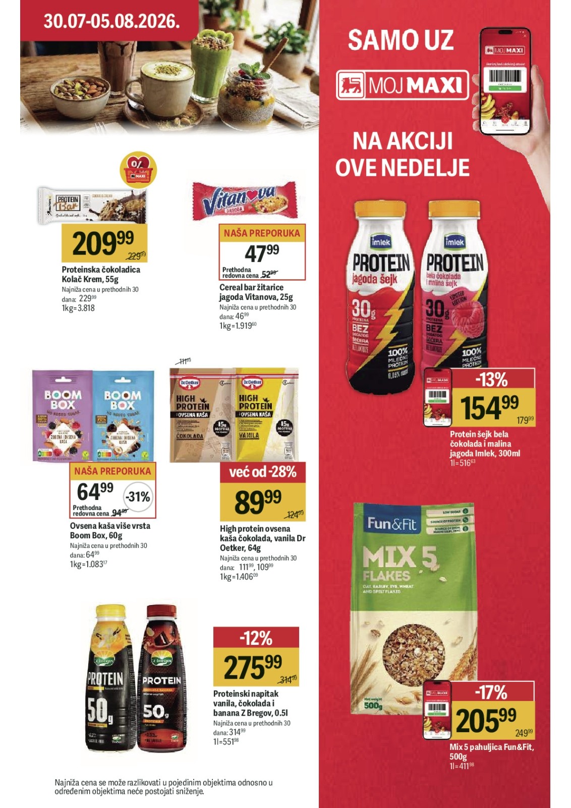 Maxi katalog akcija strana 23 – važi od 30.7. do 5.8.2026.