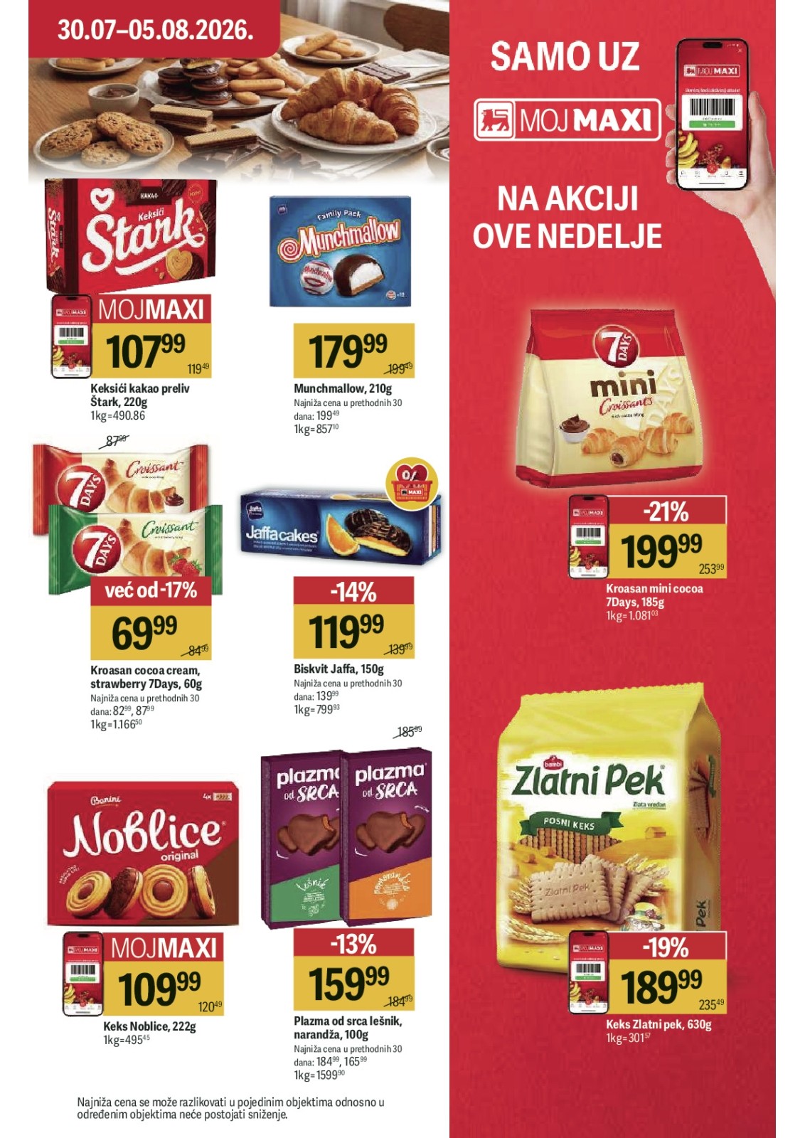 Maxi katalog akcija strana 25 – važi od 30.7. do 5.8.2026.