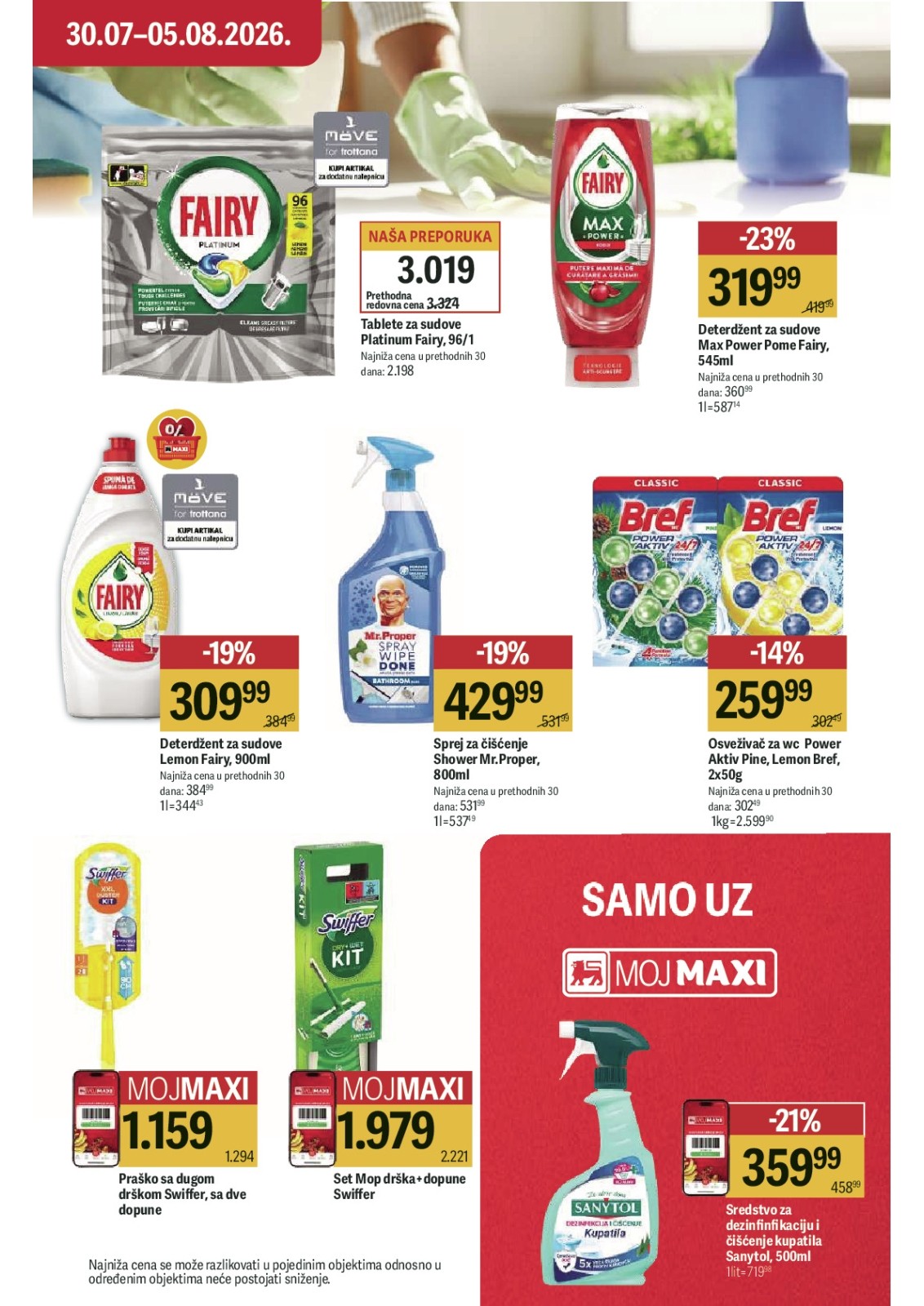Maxi katalog akcija strana 33 – važi od 30.7. do 5.8.2026.