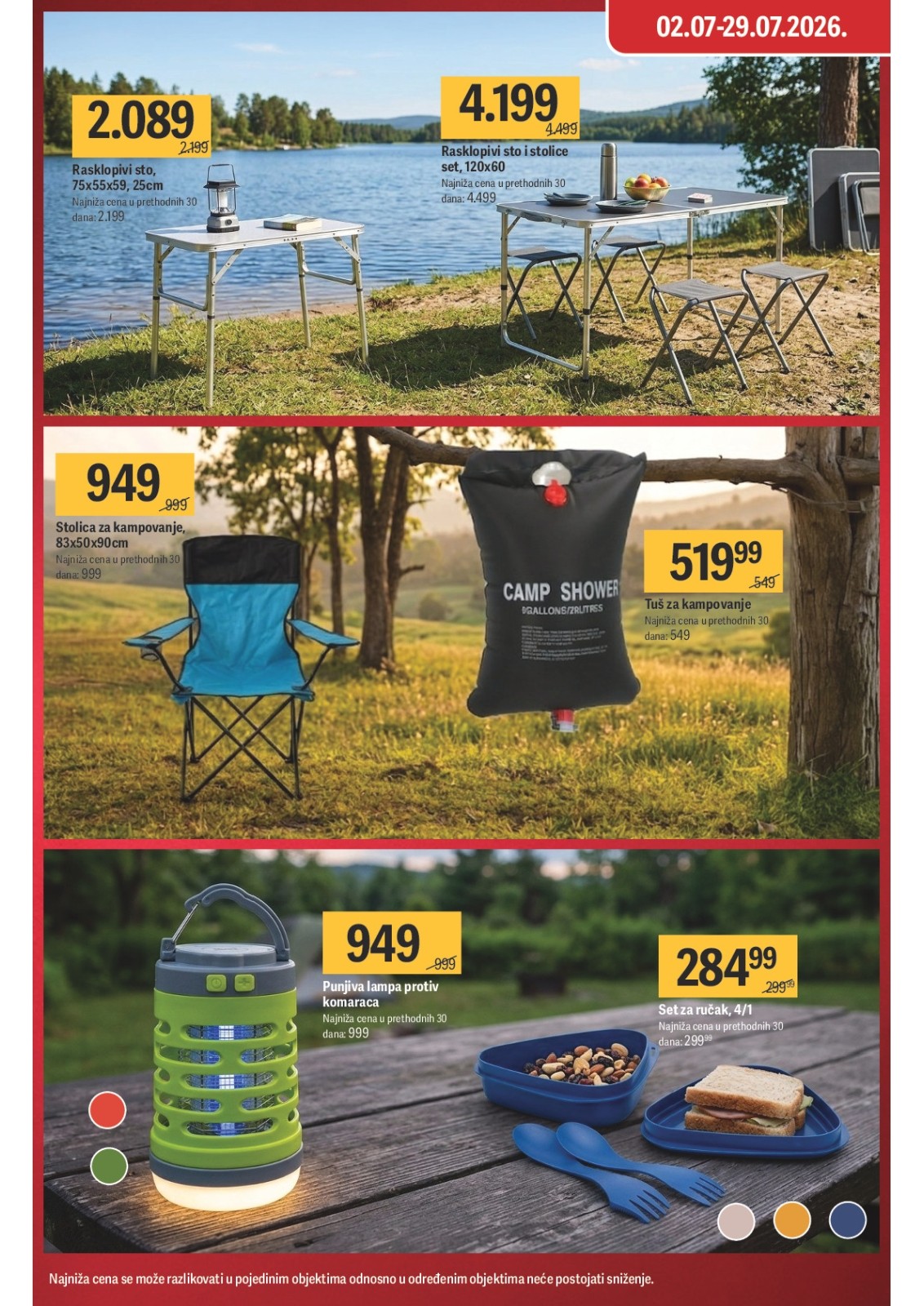 Mega Maxi katalog akcija strana 2 – važi od 16.7. do 29.7.2026.