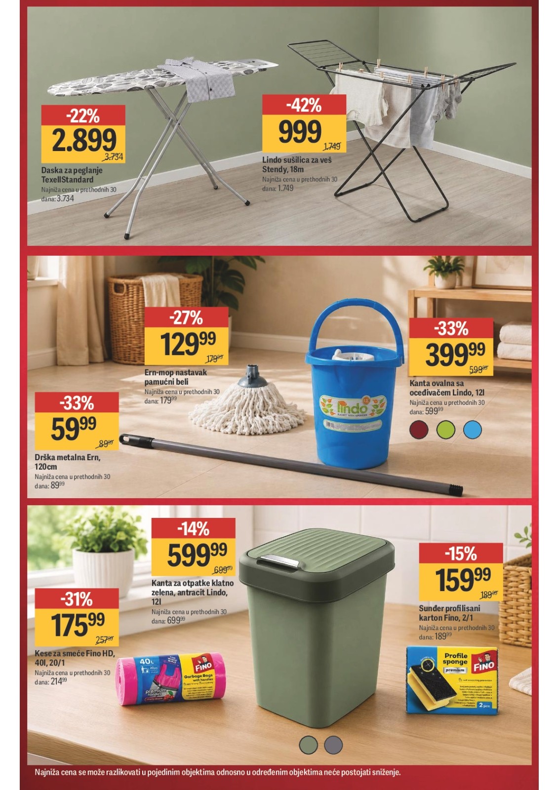 Mega Maxi katalog akcija strana 3 – važi od 30.7. do 12.8.2026.