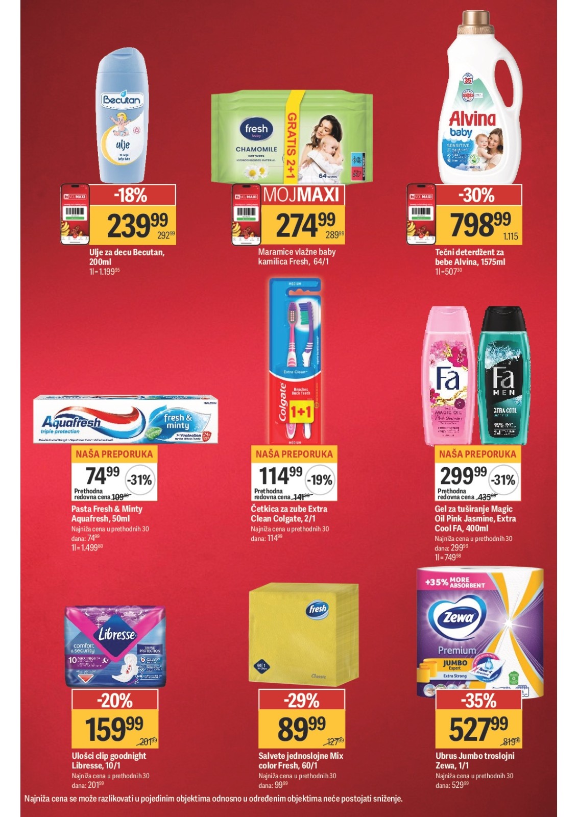 Mega Maxi katalog akcija strana 6 – važi od 16.7. do 29.7.2026.