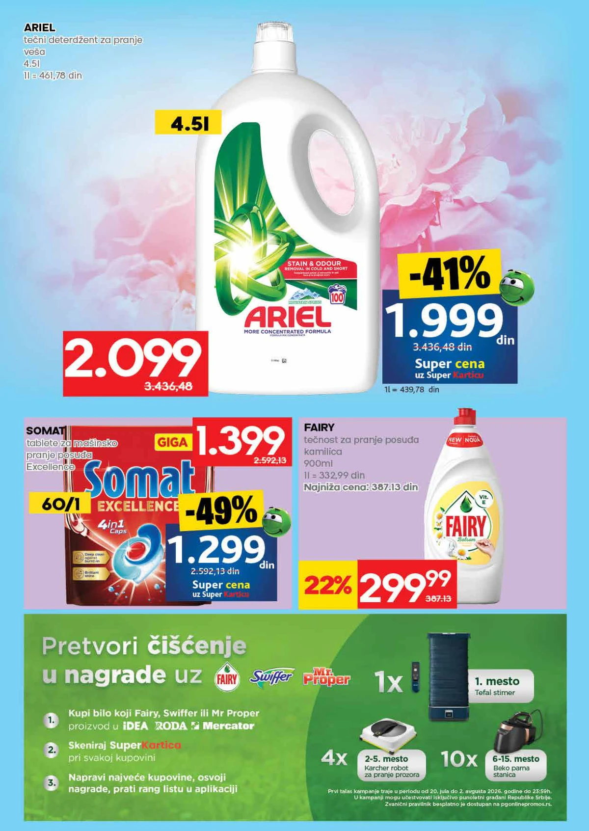 Mercator katalog akcija strana 31 – važi od 23.7. do 29.7.2026.
