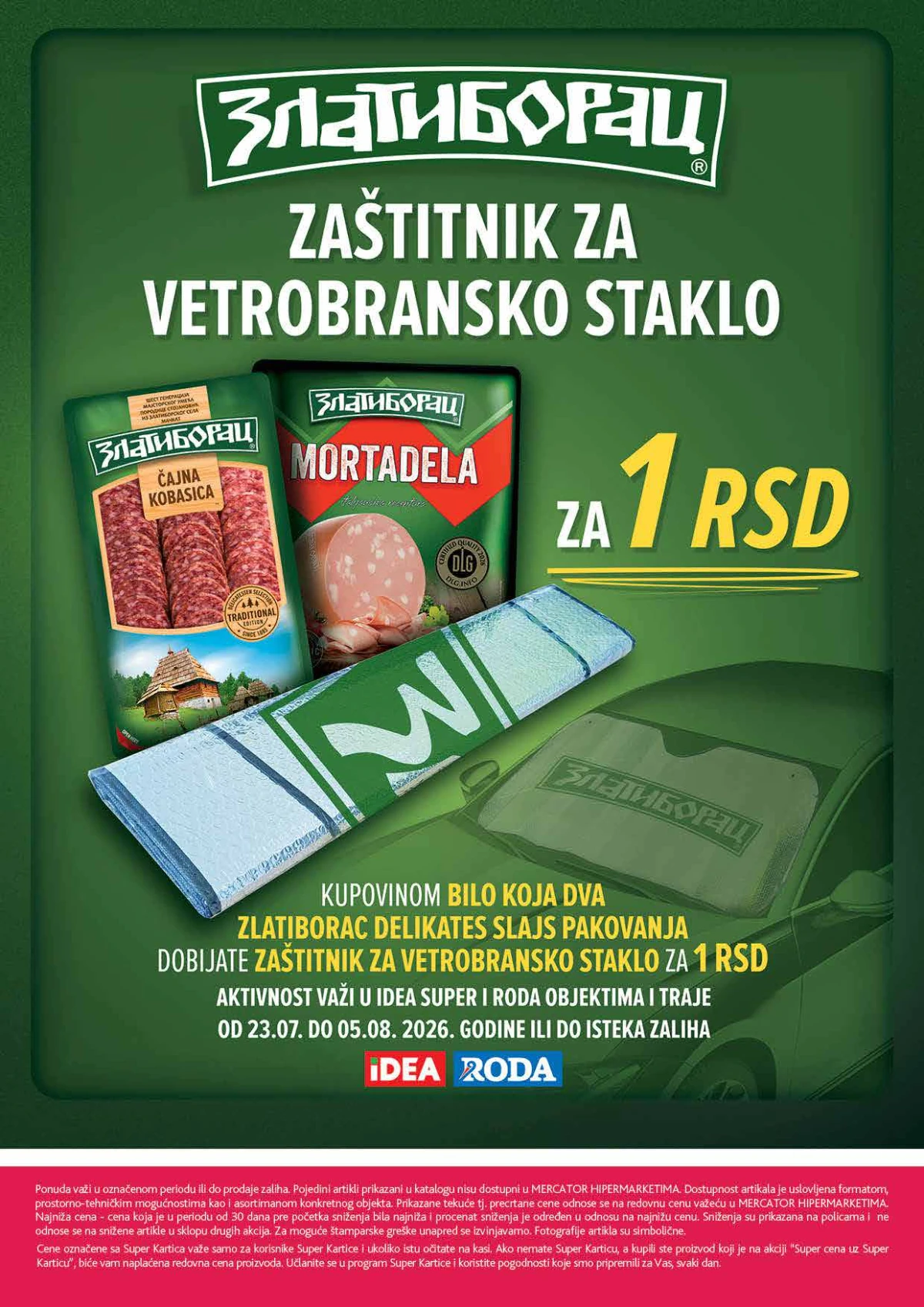 Mercator katalog akcija strana 32 – važi od 23.7. do 29.7.2026.