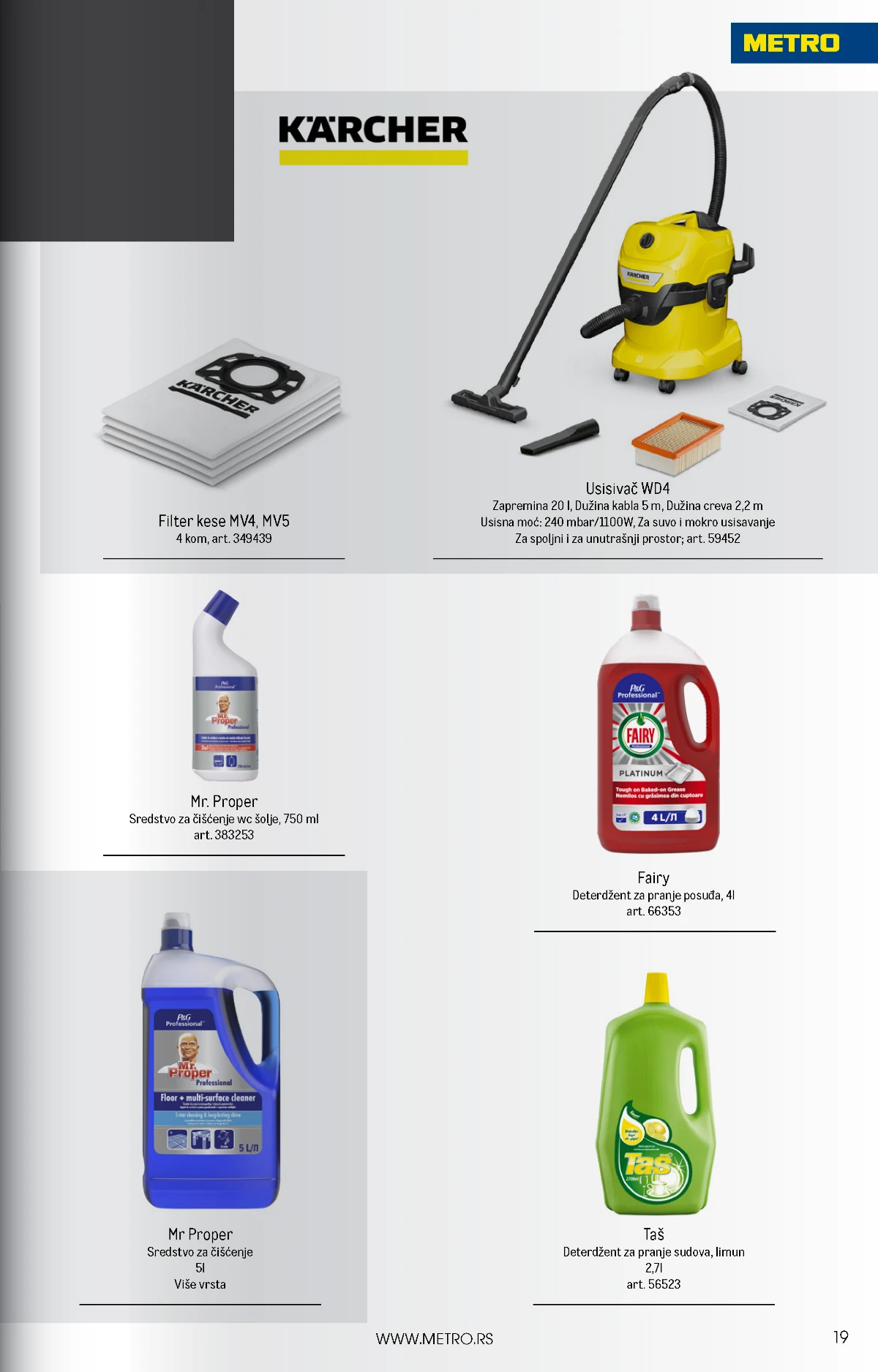 Metro katalog akcija strana 19 – važi od 1.8. do 31.8.2026.