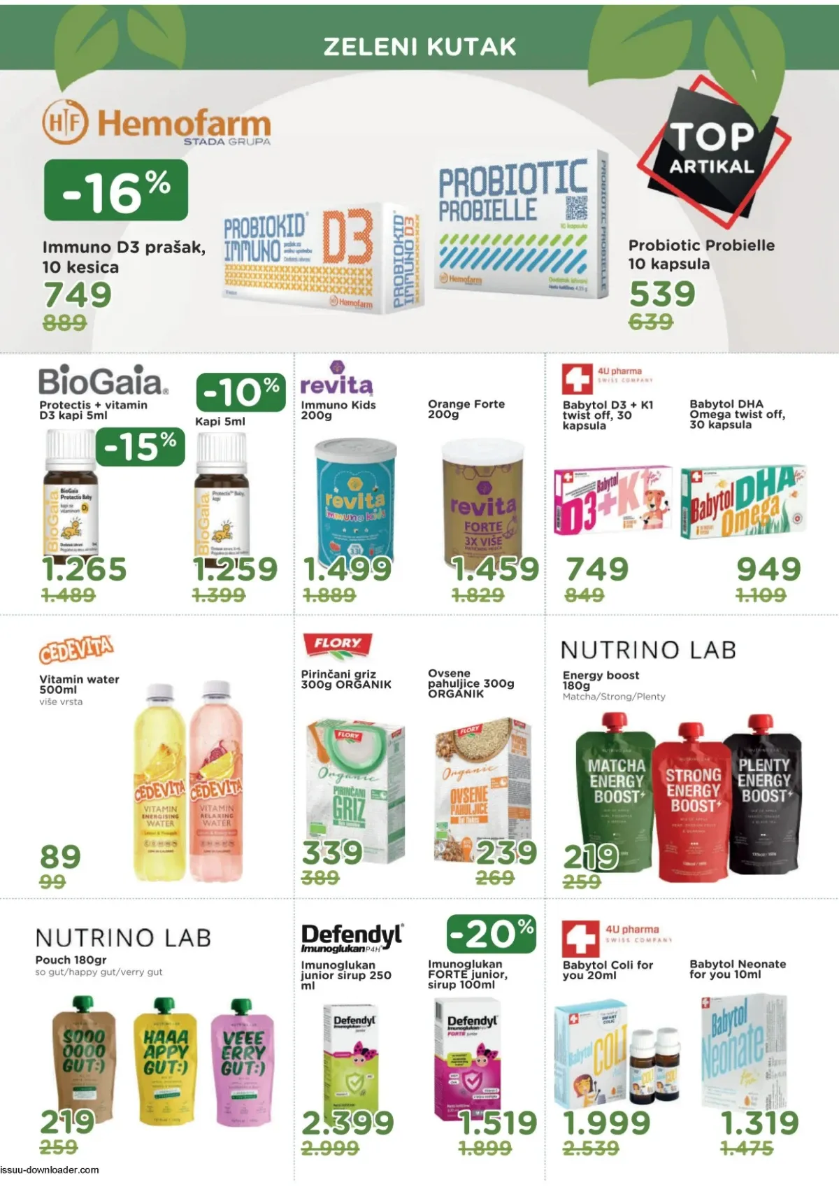 Aksa katalog akcija strana 11 – važi od 1.8. do 31.8.2026.