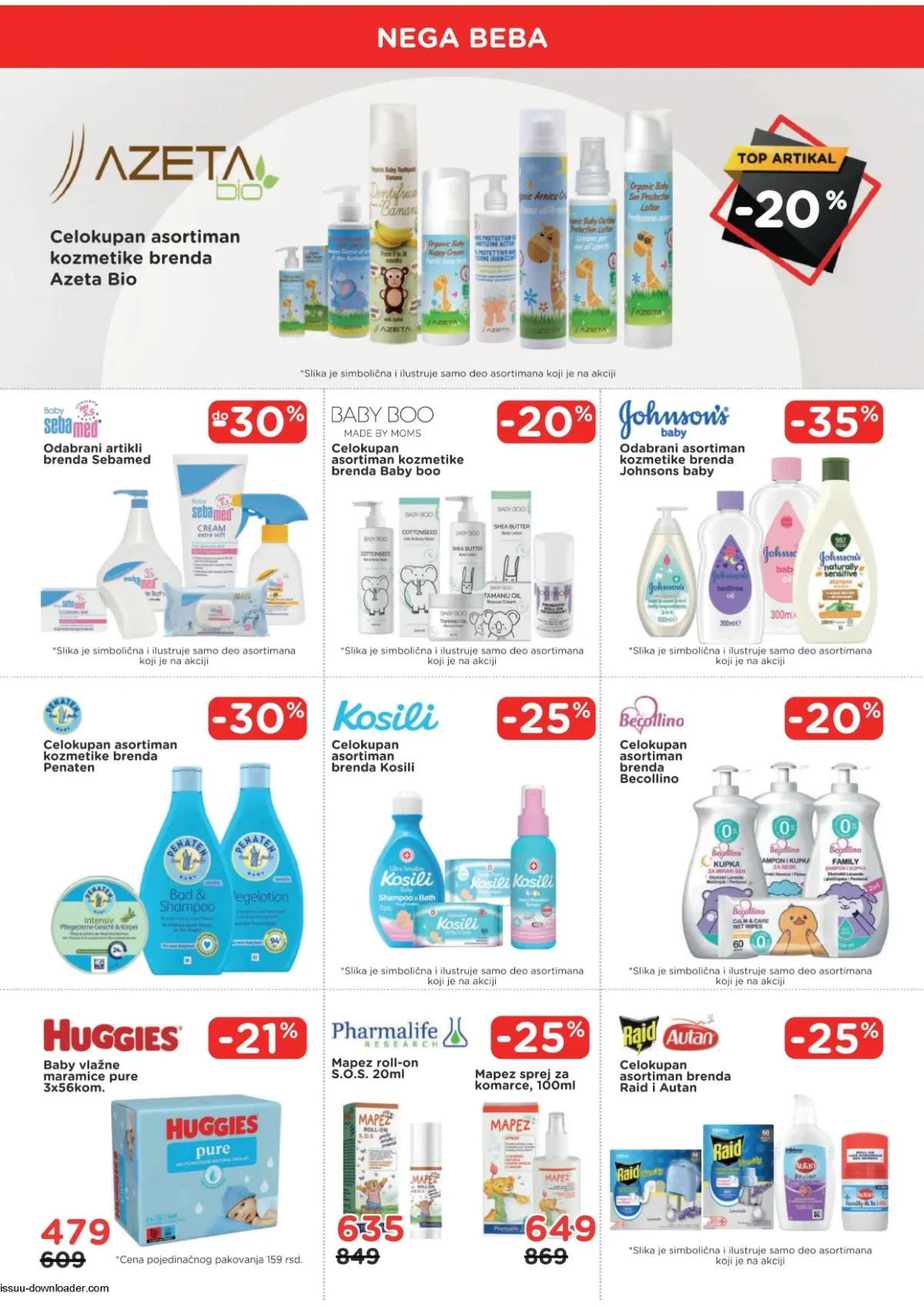 Aksa katalog akcija strana 9 – važi od 1.8. do 31.8.2026.