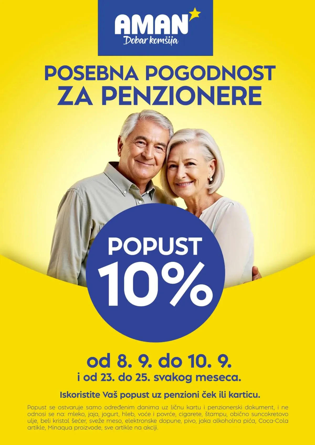 Aman katalog akcija strana 16 – važi od 8.9. do 10.9.2026.