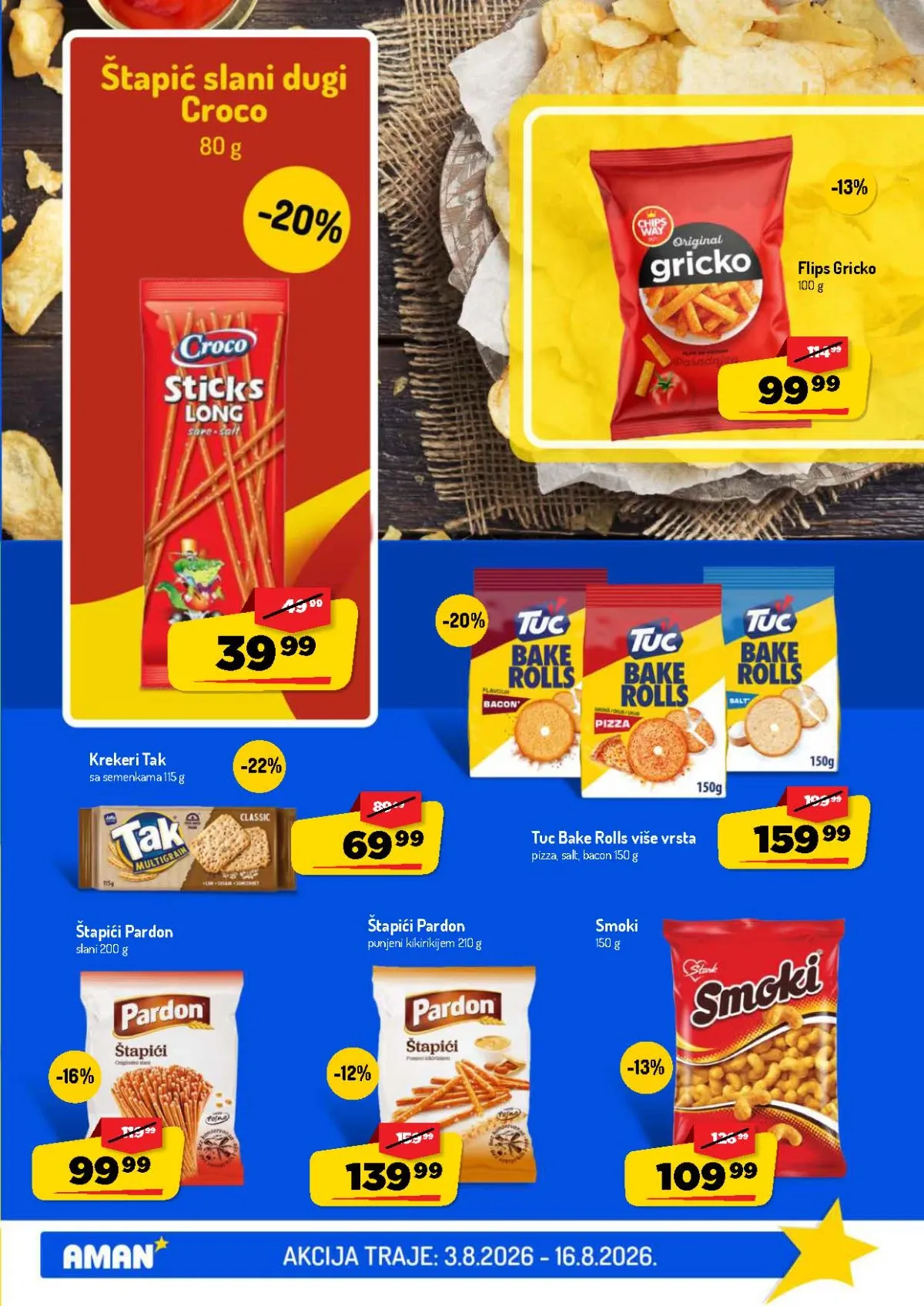 Aman katalog akcija strana 33 – važi od 20.8. do 2.8.2026.