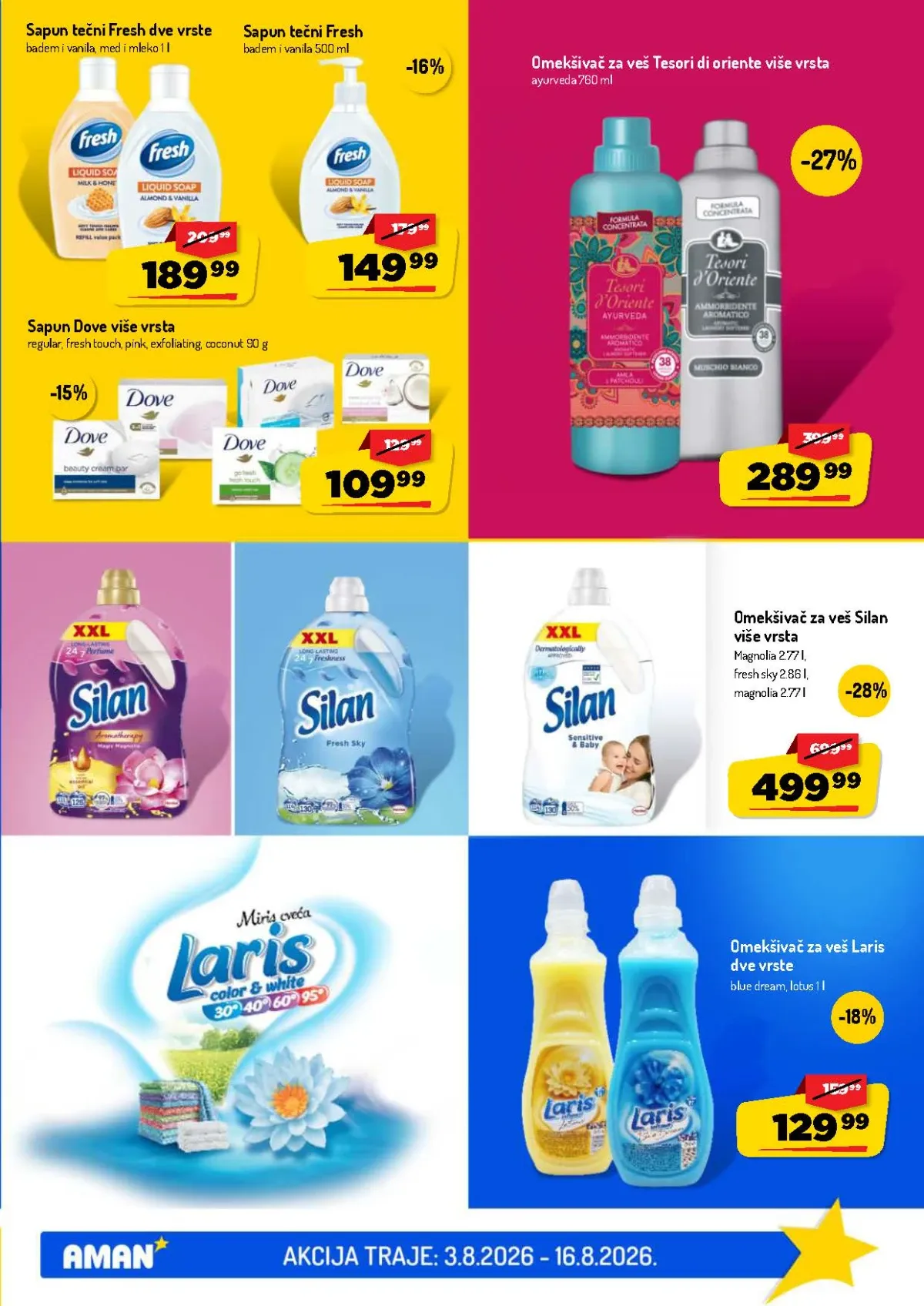 Aman katalog akcija strana 35 – važi od 20.8. do 2.8.2026.
