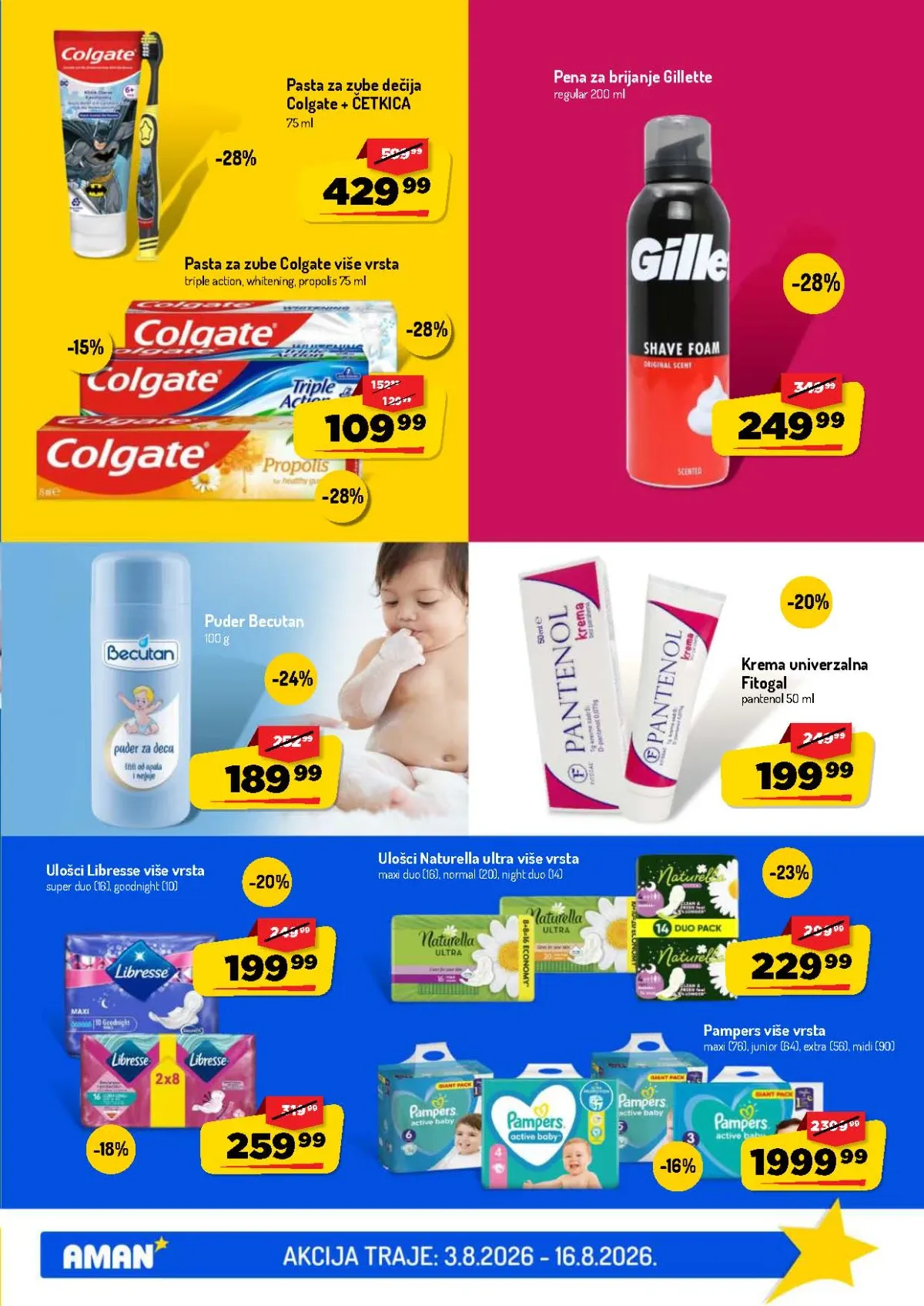 Aman katalog akcija strana 41 – važi od 20.8. do 2.8.2026.