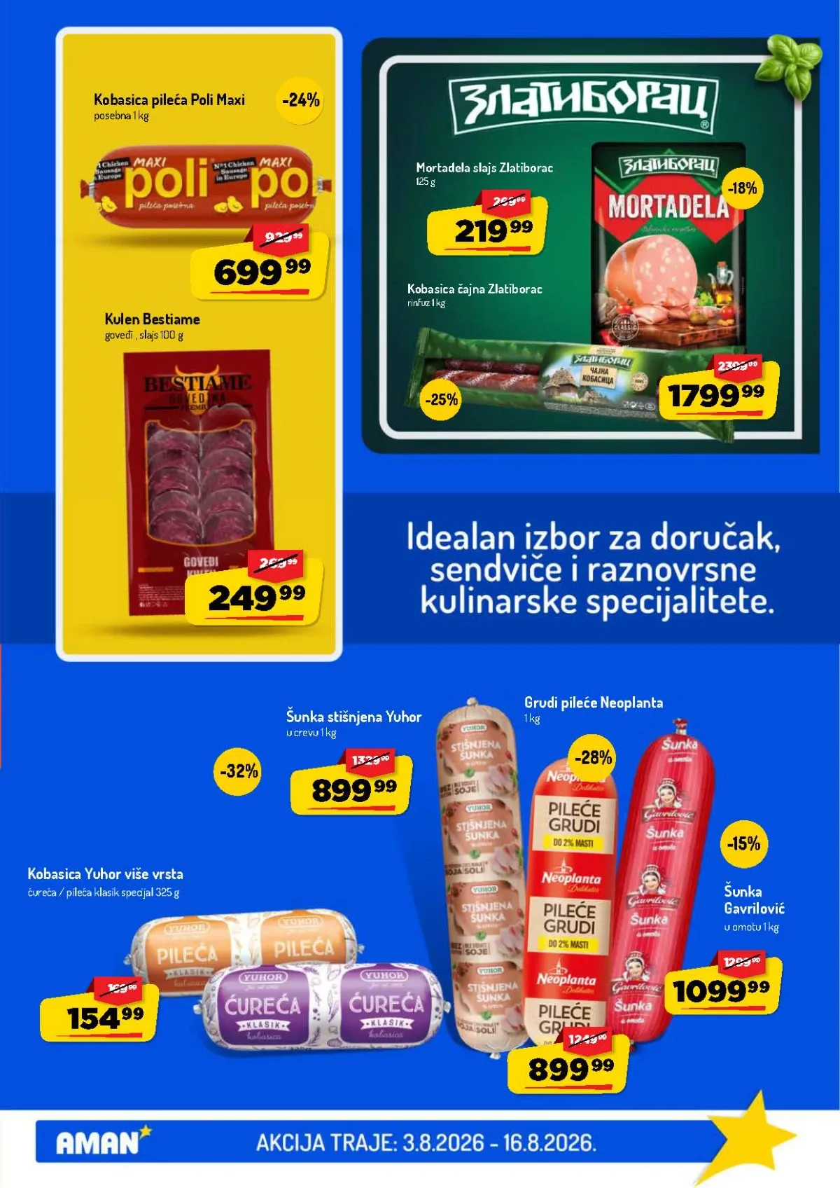 Aman katalog akcija strana 5 – važi od 20.8. do 2.8.2026.