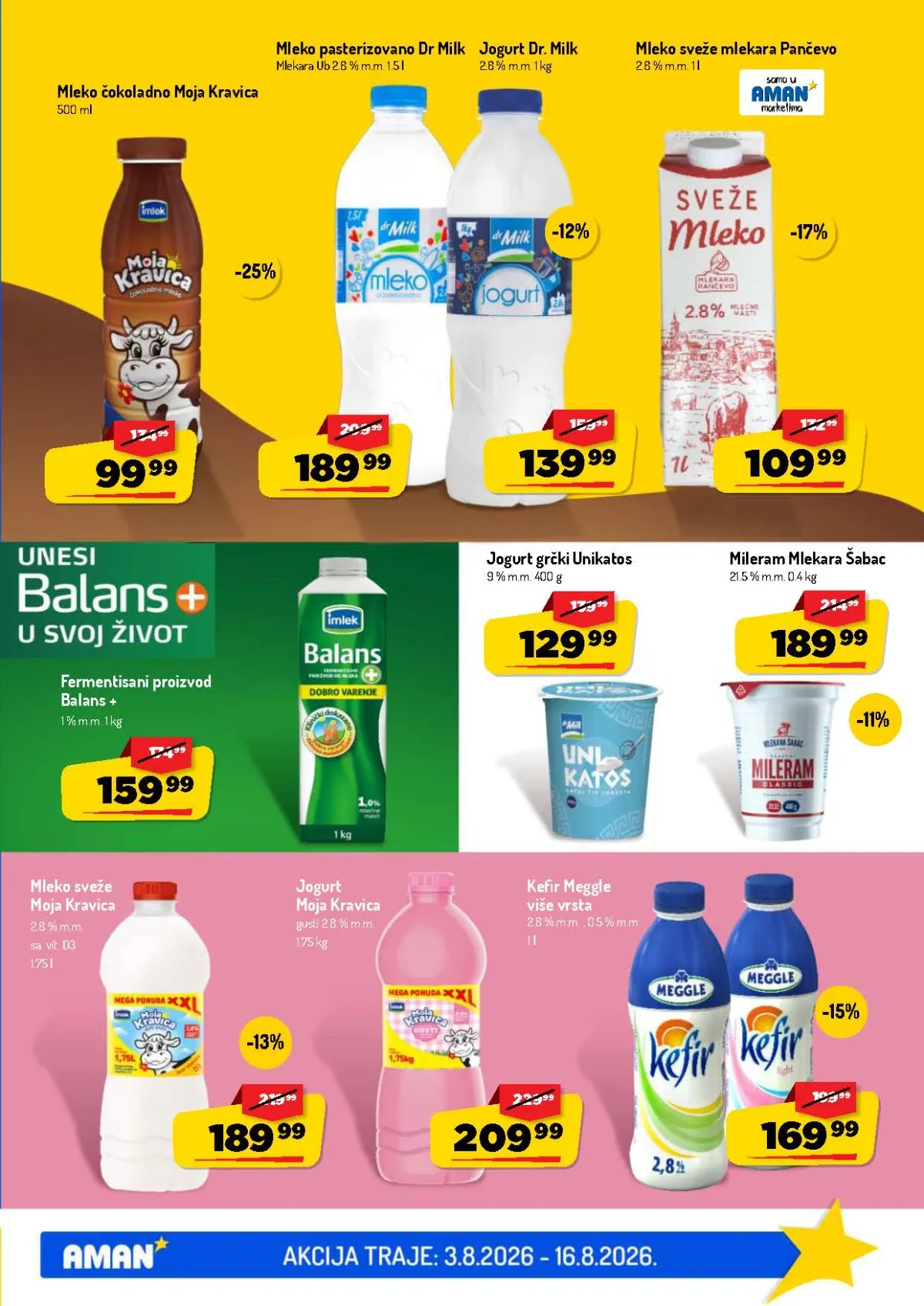 Aman katalog akcija strana 7 – važi od 20.8. do 2.8.2026.