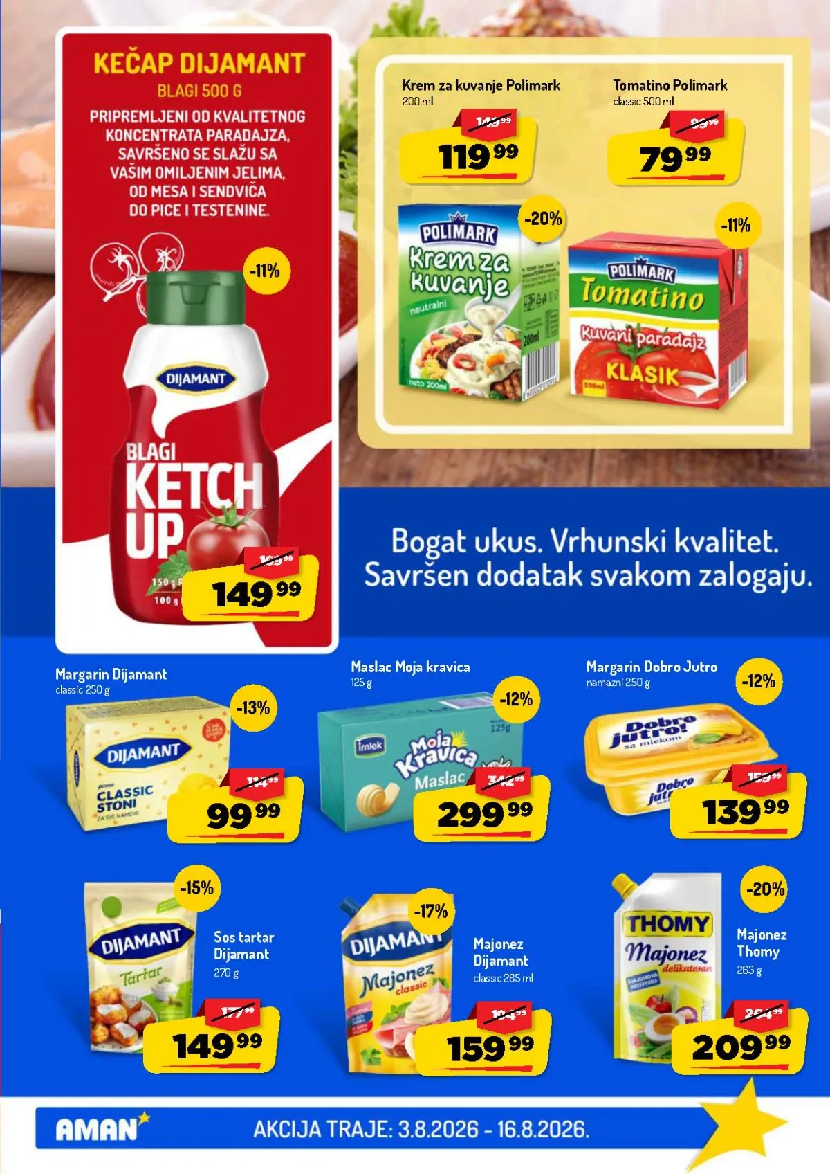 Aman katalog akcija strana 9 – važi od 20.8. do 2.8.2026.