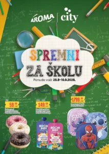 Aroma katalog akcija strana 1 – važi od 28.8. do 10.9.2026.