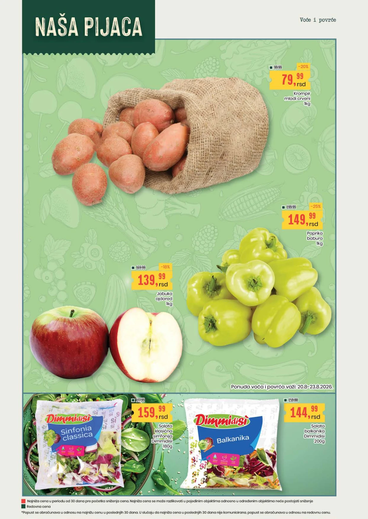 Aroma katalog akcija strana 2 – važi od 20.8. do 2.9.2026.