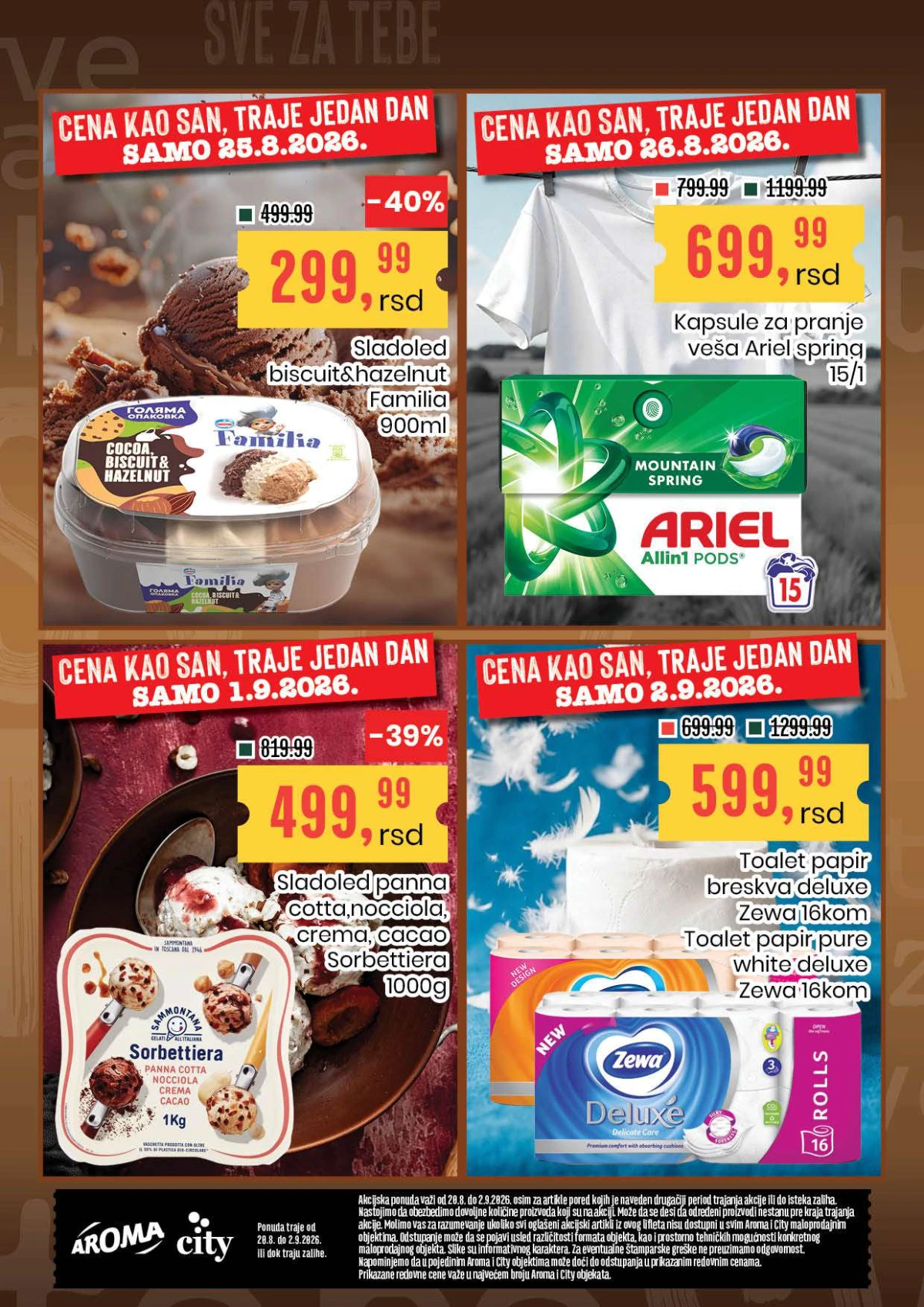 Aroma katalog akcija strana 22 – važi od 20.8. do 2.9.2026.